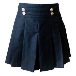 KOOGI Navy Box Pleat Skort. Small